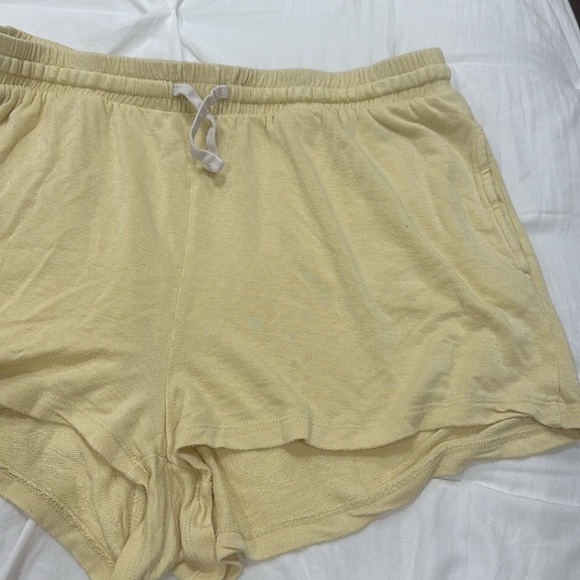 Colsie yellow shorts- large - Picture 2 of 4
